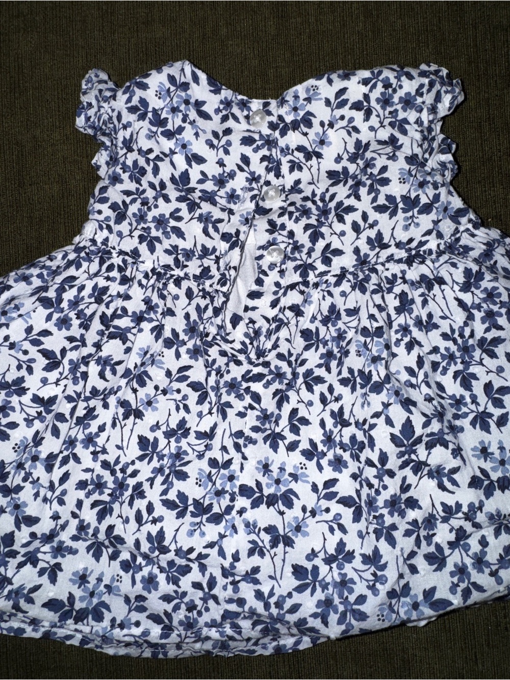 Assorted Girls' Dresses - Blue Stripe, Navy Floral, Rust, Pink - Picture 6 of 12